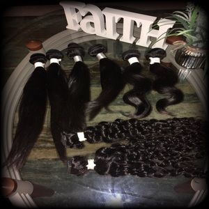 🔥💣🔥8 human hair bundles color 1B You Get ALL🔥